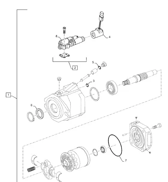 47528844 - Насос гидравл. вентилятора охл. T9.615/St.550