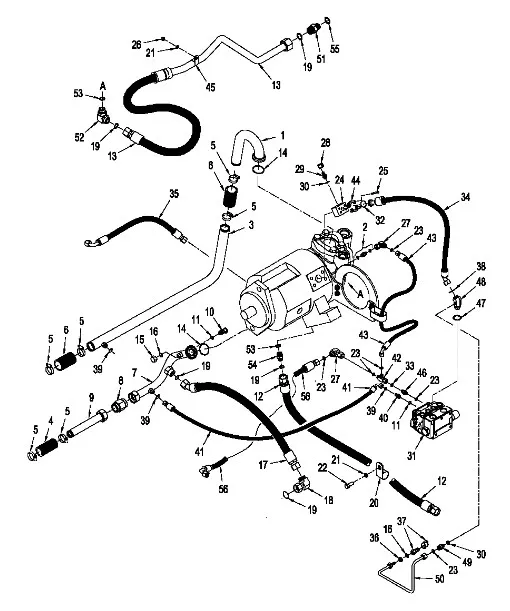 87394490 - Шланг гидр. 4384мм T9/St.