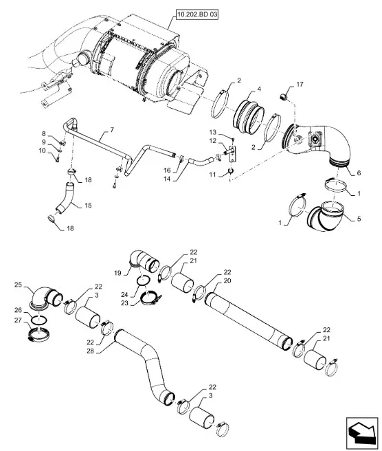 47438719 - Впускной патрубок