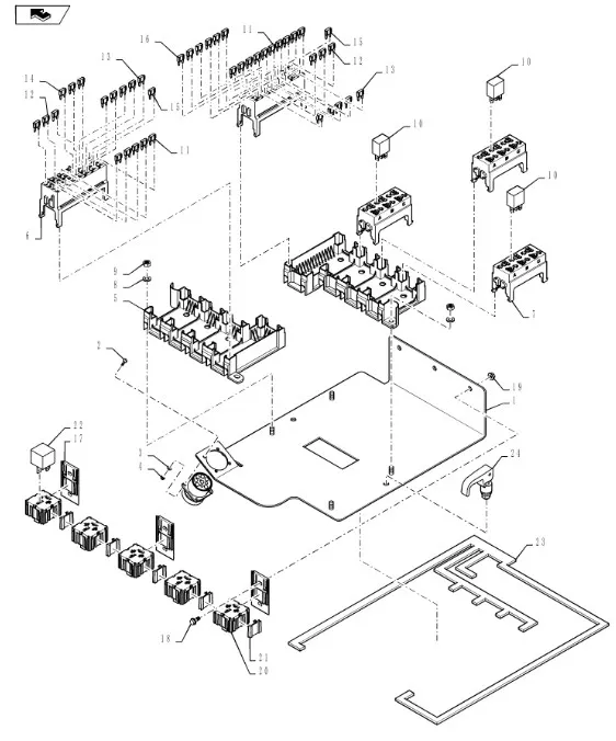 144421A1 - Плата предохранителей TGT8./Mg., T9/St.